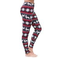 PHOTNO Casual Women Lady Skinny Geometric Print Stretchy Jegging Pants Slim Leggings N129