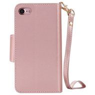iPhone 7 Case, iPhone 7 Wallet Case,PHEZEN Beauty Flower Girl Cat Design PU Leather Wallet Case Stand Flip Case... N46