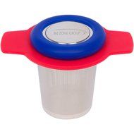 Premium Stainless Steel Tea Infuser Strainer - Standard Size Tea Strainer with Silicone Lined Lid with Finest... N5