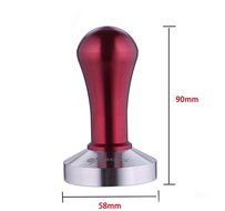 Kteam Commercial Stainless Steel Coffee Tamper 58mm Base Blue N19