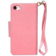 iPhone 7 Case, iPhone 7 Wallet Case,PHEZEN Beauty Flower Girl Cat Design PU Leather Wallet Case Stand Flip Case... N52