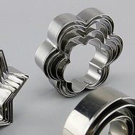 Y&XL&H 20Pcs Stainless Steel Cookie Mould Cookies Abrasive Rice Ball Grinding Tool N4