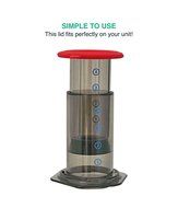 Stainless Steel Washable Crucial Coffee Filter & Travel Cap Kit Fits Aerobie AeroPress, Designed & Engineered... N3