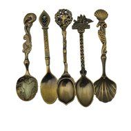 [Stainless Steel] Spoons for Grapefruit, Ice Cream, Tea, Small Coffee, Espresso and Dessert - Best Spoon Set for... N4