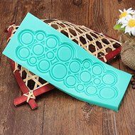 Bluelover Fondant Cake Mold Silicone Sugar Lace Mold Silicone Mat N2