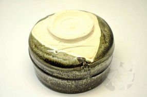 Japanese Mino Yaki ware Matcha Bowl Green Tea 11.5 / 11.5 / 8cm (4.5 / 4.5 / 3.1inch)[7346] N5