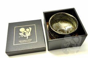Japanese Mino Yaki ware Matcha Bowl Green Tea 11.5 / 11.5 / 8cm (4.5 / 4.5 / 3.1inch)[7346] N6