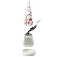 Tea Forte LUCI Loose Leaf Tea Infuser and Drip Plate, Cherry Blossom N3