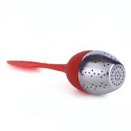 zhijiang 3 Colors Food-grade Silicone Leaf Tea Ball Tea Bag Filter Creative Stainless Steel Insulation Tea Infuser N5