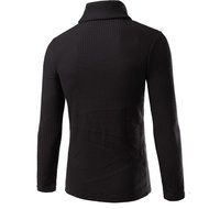 Men's Shirt,Laimeng Polyester Fashion Casual High-collar Men's Sweaters Tops Blouse (XXL, Gray) N3