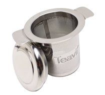 Teavli In-Mug Tea Infuser | Extra-Fine Stainless Steel Mesh Tea Infuser, Perfect Loose-Leaf Tea Infuser for Brewing... N3