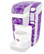 Wavey Purple - Decal Style Vinyl Skin fits Keurig K10 Mini Plus Coffee Makers (KEURIG NOT INCLUDED) N3