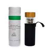 Premium Double-Walled Glass Tumbler by Samata Life, Tea Infuser, Fruit Infuser Water Bottle with Neoprene Sleeve... N4