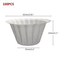 100pcs Disposable Paper Filters Cups Replacement K-Cup Filters For Keurig K-Cup N3