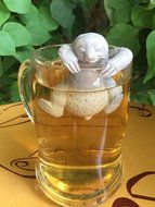 The Adorable Loose Leaf Silicone Tea Infuser Set of 5 by SunKewl with Gift Box N5