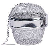 2 pack Stainless Steel 3 Inch Spice Ball Tea Strainer Tea Infuser Seasoning Ball