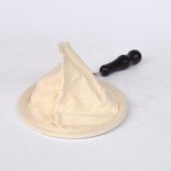Lautechco Coffee Filter Baskets, Wood Handle, Flannel Hand Coffee Filters, Drip Filter Bag, Tea Bag N13