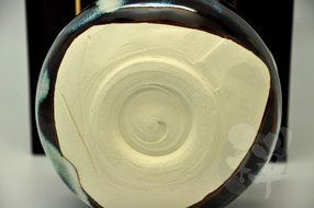 Japanese Mino Yaki ware Matcha Bowl Green Tea 11.5 / 11.5 / 8.5cm (4.5 / 4.5 / 3.3inch)[7337] N5