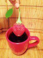 Strawberry Silicon Tea Infuser N6