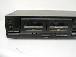 Sony TC-WR445 Dual Stereo Cassette Deck Auto Reverse DC Servo Controlled Motor High Density Head N5