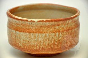 Japanese Mino yaki Matcha Bowl Green Tea 12.3 / 12.3 / 7.2cm (4.8 / 4.8 / 2.8inch)[7164] N5