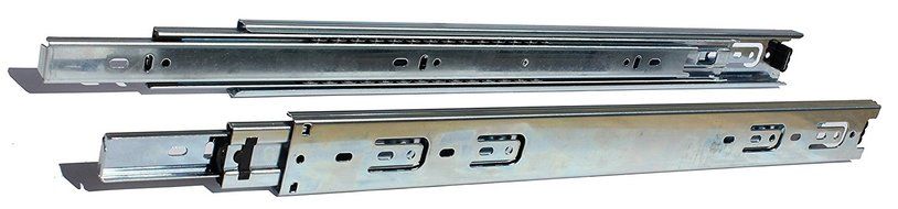 1470-ZC-10 - GlideRite Hardware 14" 100 lb. Full Extension Ball-Bearing Drawer Slides with Over-travel (10 pairs)