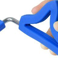 iGuerburn 2 Pack Silicone Expandable Trivet Mat / Hot Pot Holder Pad (Blue) N6