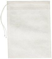 Special Tea 150 Count Woven Style Draw String Bag, X-Large/4.72" x 6.29"/120 x 160mm, White