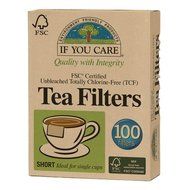IF YOU CARE FSC Certified Unbleached Tea Filters, Short, Beige