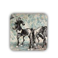 Generic Mdf Out Of The Ordinary Cup Mat Have With Asian Horse Artists N2