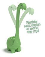 Baby Dino Loose Leaf Tea infuser with Long Handle Neck & Cute Ball Body. Not a Shark, Nessie or t rex it’s a deep... N4