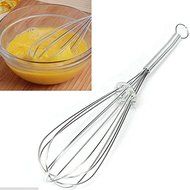 Stainless Steel Handle Whisk Balloon Wire Egg Beater Mixer Kitchen Tool New N2