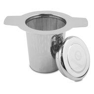 ECOSENS Stainless Steel Mesh Loose Leaf Tea Infuser with Lid and Hot Resistant Silicone Liner - Perfect Strainer... N3