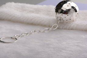 Solid Sterling Silver Round Tea Ball Strainer .925 N3