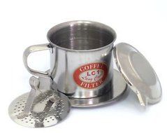 Vietnamese Coffee Filter. Phin Press with Gravity Insert. Dripper Mechanism. Made in Vietnam. For Cà Phê Đá or...