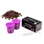 Fu Store 2 Refillable/Reusable K-Cup Filters for Keurig 2.0: K200, K300, K400, K500 Series of Brewing Machines N4