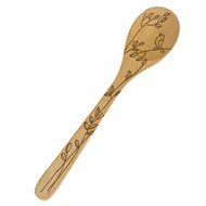 Talisman Designs Beechwood Mixing Spoon, Laser Etched with Honey Bee Art, 12" Long N11