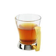 Glitter Stainless Steel Set of 6 Tea Cups 18/10 Stainless Steel N3