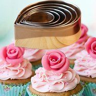 Y&XL&H 6pcs Sugar Cake Tools Rose Petals Roses Peony Cookies Mold N3