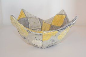Microwave Bowl Cozies // Reversible // Set of 3 // 1 Small Bowl Cozy // 1 Medium Bowl Cozy// 1 Dinner Plate Cozy... N2