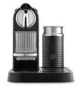 Nespresso D121-US4-BK-NE1 Citiz Espresso Maker with Aeroccino Milk Frother, Black N3
