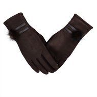 Mittens,Morecome Women Touch Screen Gloves Winter Warm Soft Wrist Gloves (Red) N20