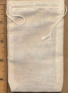 Cotton Muslin Bags 3x4 Inch Drawstring 100 Count Pack USA Product N3