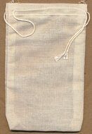 Cotton Muslin Bags 3x4 Inch Drawstring 100 Count Pack USA Product N4