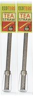 EcoTeas Stainless Steel Spring Bombilla (Tea Filter Straw), (Pack of 2)