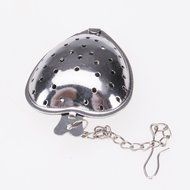 Light Weight Heart Shape Stainless Mini Tea Infuser Spoon Strainer Steeper Handle Tool (Chain.) N3
