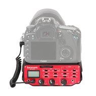 Saramonic SR-AX104 2-channel XLR Microphone Audio Adapter Mixer with Preamplifiers and Phantom Power for DSLR... N2