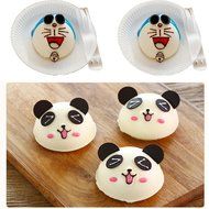 TANGCHU Silicone Muffin Tray Candy Cupcake Jelly Mold 6 Rounds Unit Size: 2.68inch In Diameter;1.37inch In Depth... N5