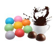 TANGCHU Silicone Muffin Tray Candy Cupcake Jelly Mold 6 Rounds Unit Size: 2.68inch In Diameter;1.37inch In Depth... N6