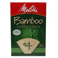 Melitta #4 Bamboo Coffee Filters 80 ea